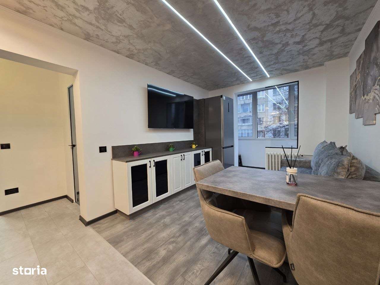 Rezervat Apartament 2 camere transformat in 3 de vanzare Tractorul - Imagine principală: 4/19