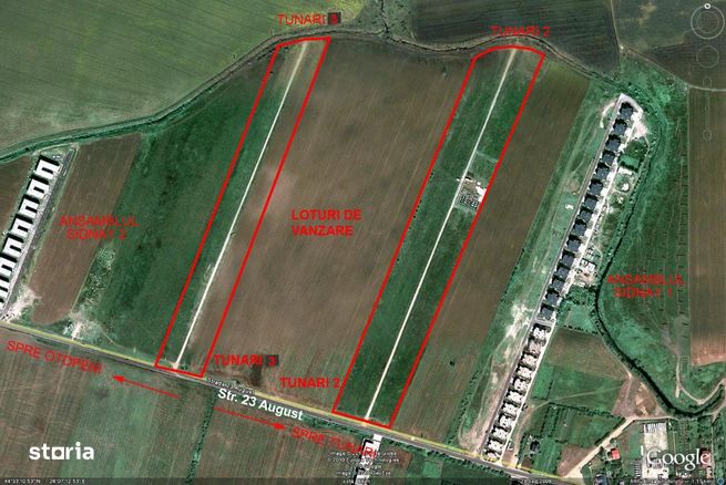 TUNARI 1 Decembrie, 743 mp Loturi pentru constructie-0