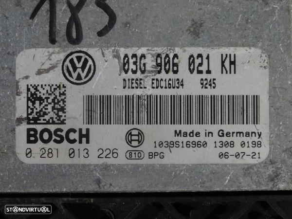 Centralina De Motor Volkswagen Golf V (1K1)  03G906021kh / 0281013226 - 2