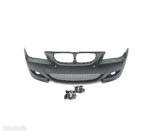 PÁRA-CHOQUES FRONTAL M5 + FARÓIS NEVOEIRO PARA BMW E60 E61 07-10 COM PDC - 2