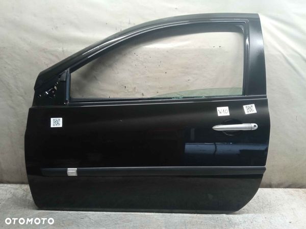 @ DRZWI PRZÓD PRZEDNIE LEWE RENAULT CLIO 3 II NV676 CZARNE 3 D 3 DRZWIOWY - 1