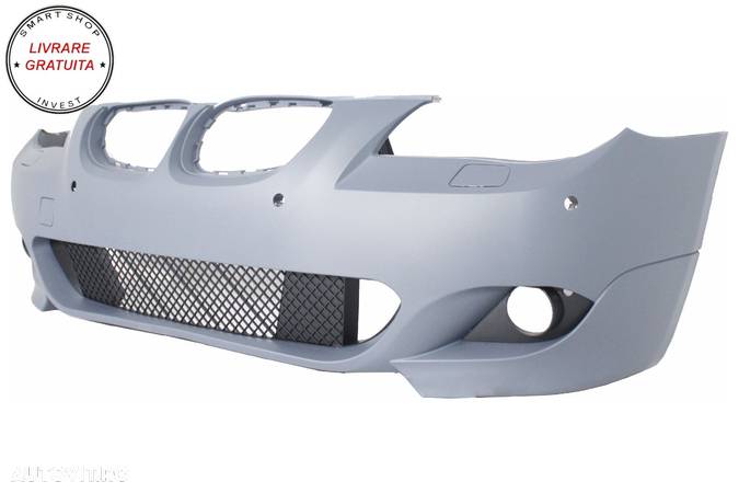 Kit Exterior BMW Seria 5 E60 (2003-2007) M-Technik Design cu PDC 24mm- livrare gratuita - 3