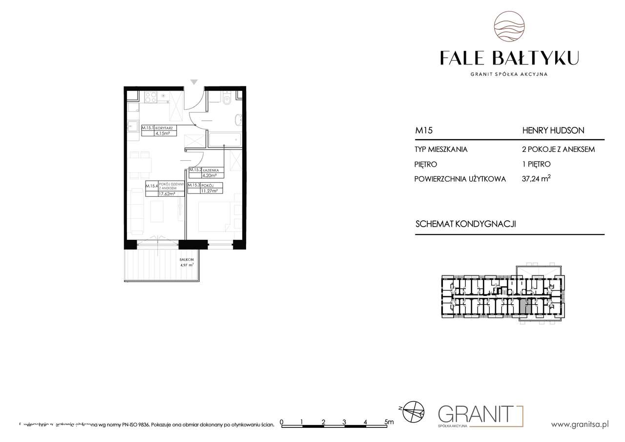 M15 | 2 pokoje z balkonem-1