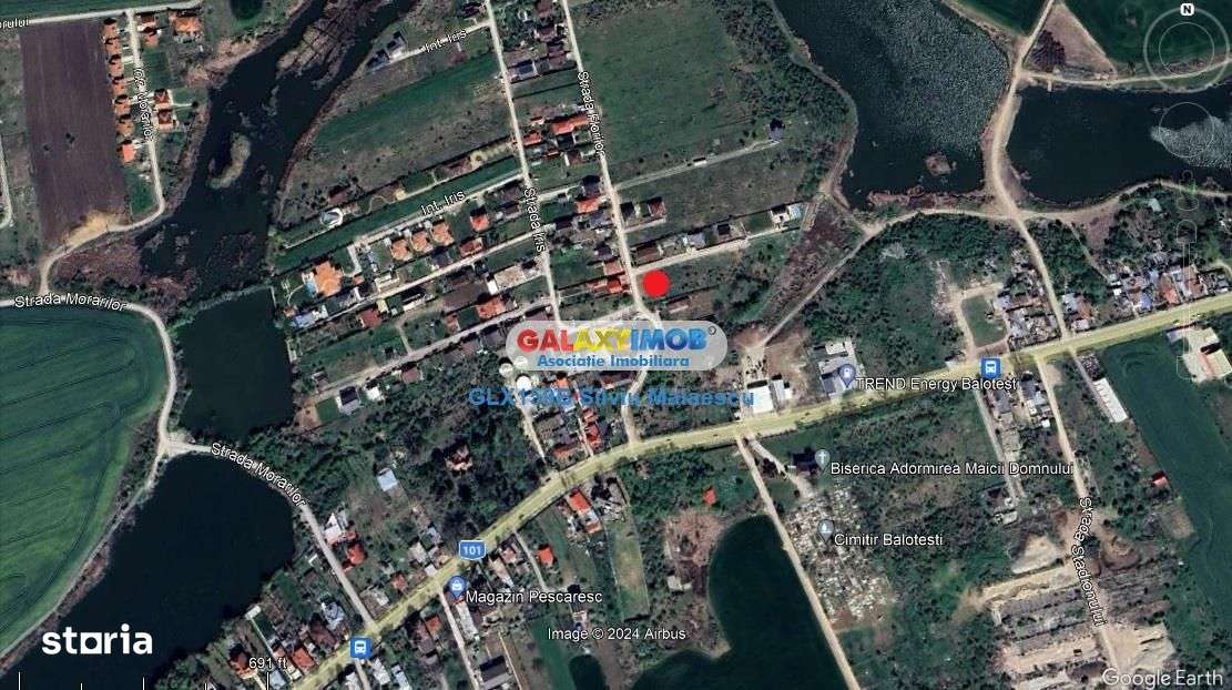 Balotesti - Teren 1.540 Mp str. Florilor - Imagine principală: 4/14