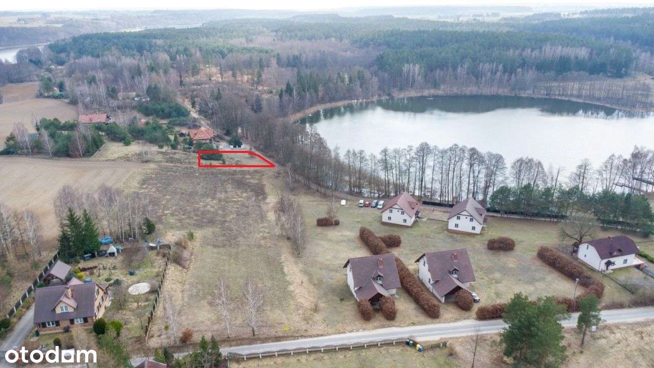 Działka budowlana 20m od jeziora!-1