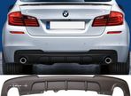 Difusor Traseiro BMW Serie 5 F10/F11 M-Performance 535D Preto Brilhante - 1