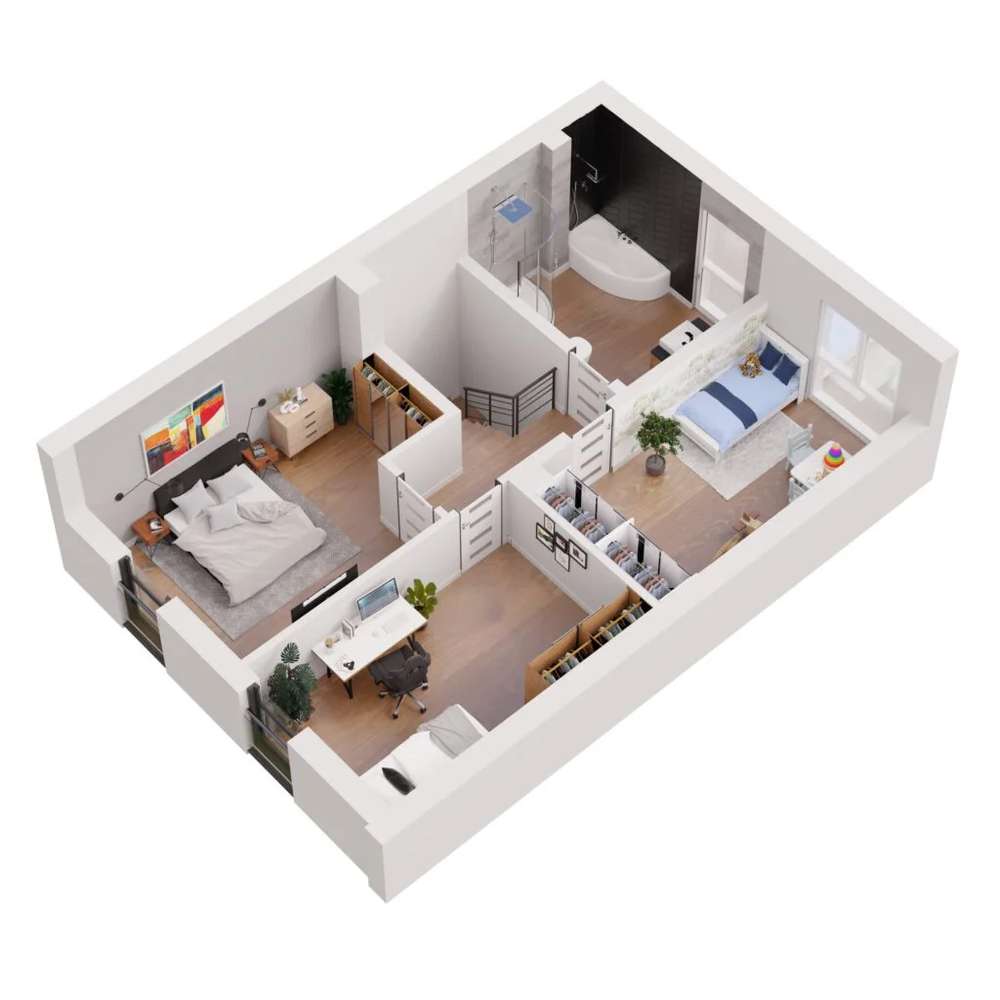 Południowy Zakątek | dom 4-pok. | D3.B - Pełny obrazek: 5/10