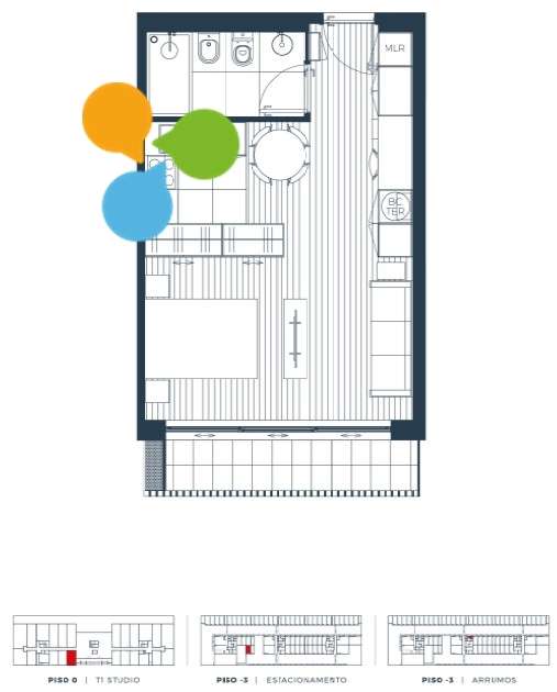 Apartamento T0 Venda em São Mamede de Infesta e Senhora da Hora,Matosi-15