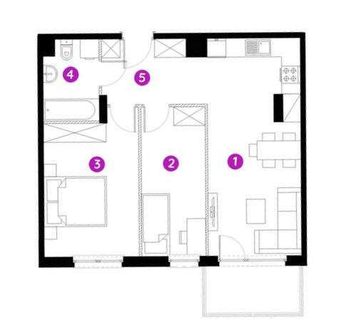 ❗Mega Cena❗2 pokoje❗Widok na zieleń w centrum!!!-3