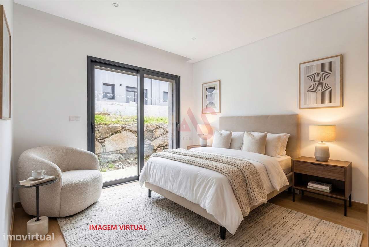 Apartamento T1 NOVO com TERRAÇO, 1 quarto, roupeiro embutido, Infias, - Grande imagem: 3/18