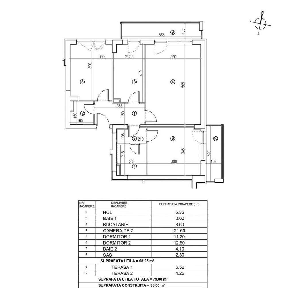 Vânzare apartament 3 camere cu loc de parcare Baba Novac Residence - Imagine principală: 5/6