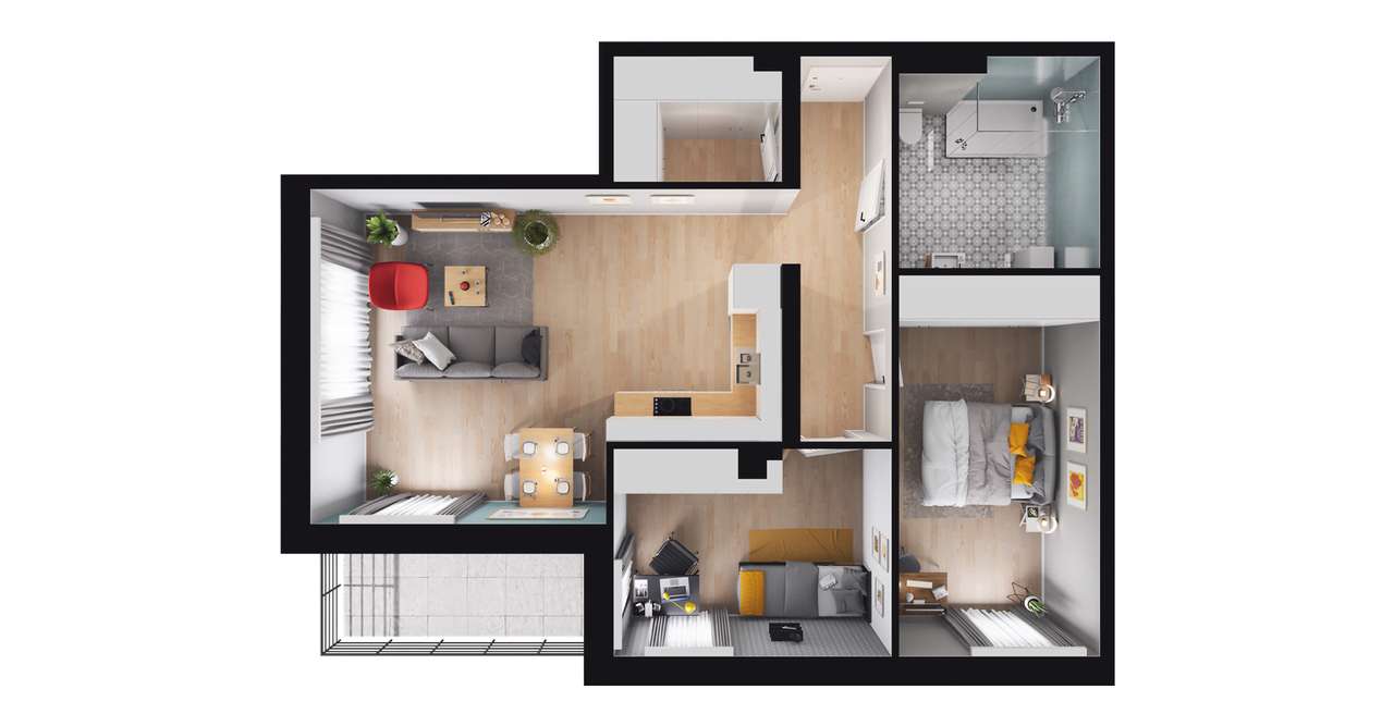 Osiedle Sosnowa | mieszkanie 4-pok. | C2_2 - Pełny obrazek: 3/9