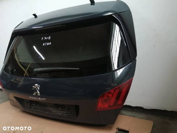 PEUGEOT 308 II T9 HB 5D  2013 KOLOR KTGA KLAPA POKRYWA BAGAŻNIKA KAMERA LAMPY KOMPLETNA - 2