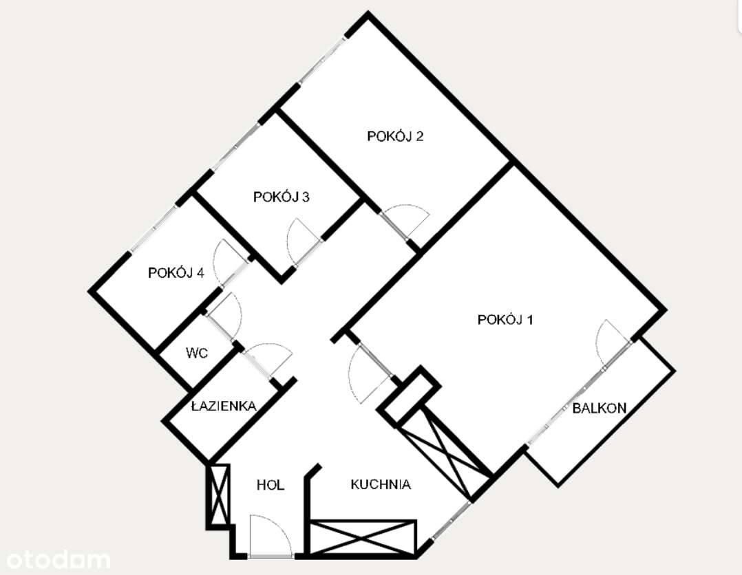 4-pok. Mieszkanie 75.2 m2, Rzeszów ul. Starzyńskiego 2-18