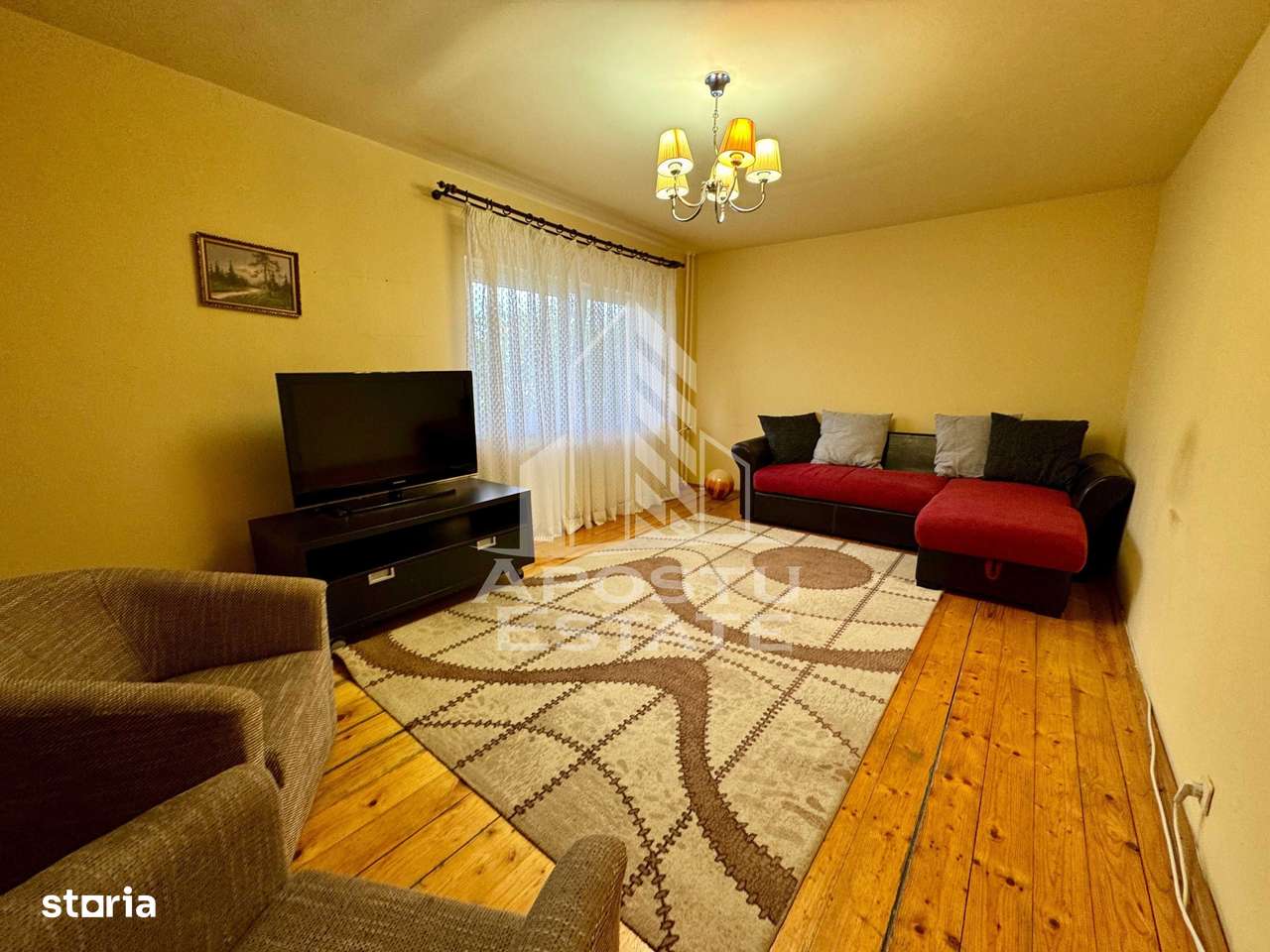 Apartament cu 2 camere, decomandat, parter inalt, zona Steaua - Imagine principală: 3/8