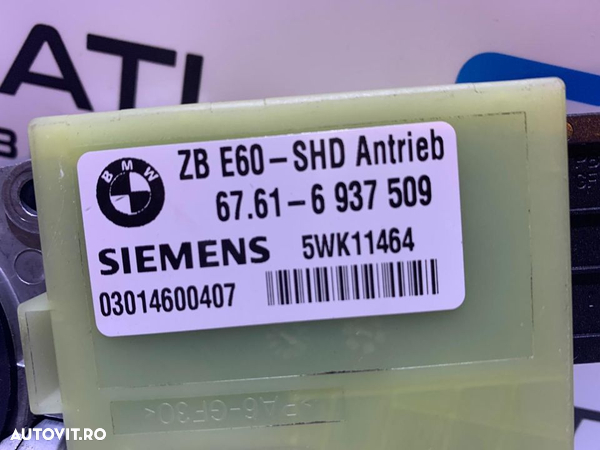 Motor / Motoras Actionare Trapa / Plafon BMW Seria 5 E60 2004 - 2010 Cod: 6937509 / 6761-6937509 - 5