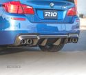 DIFUSOR CARBONO TRASEIRO LOOK M5 DUPLO PARA BMW SERIE 5 F10 F11 LOOK M5 VORSTEINER - 2