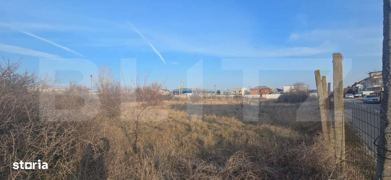 Teren intravilan, 4567 mp, front 80 metri liniari, zona Ford - Imagine principală: 5/5