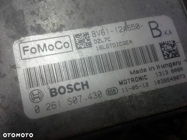 Ford Fokus MK3 1.6 EcoBoost zestaw startowy komputer 0261S07430  BV61-12A650 i inne - 15