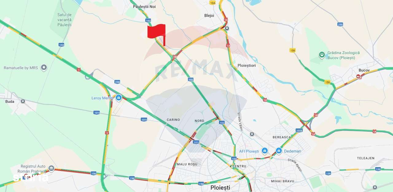 Statie carburanti+spatiu comercia+GPL+spalatorie/ DJ 102 Blejoi/PH-3