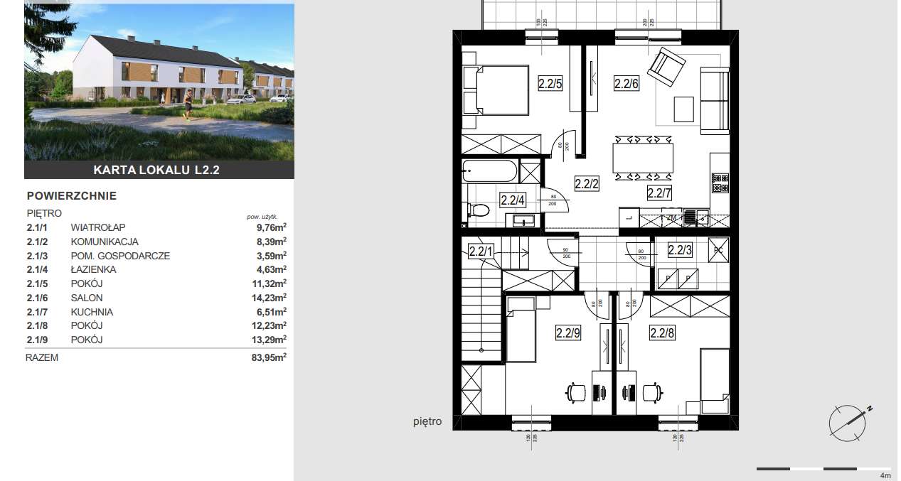 APARTAMENT Z  OGRÓDKIEM I widokiem na las !! miejsce postojowe w cenie-3