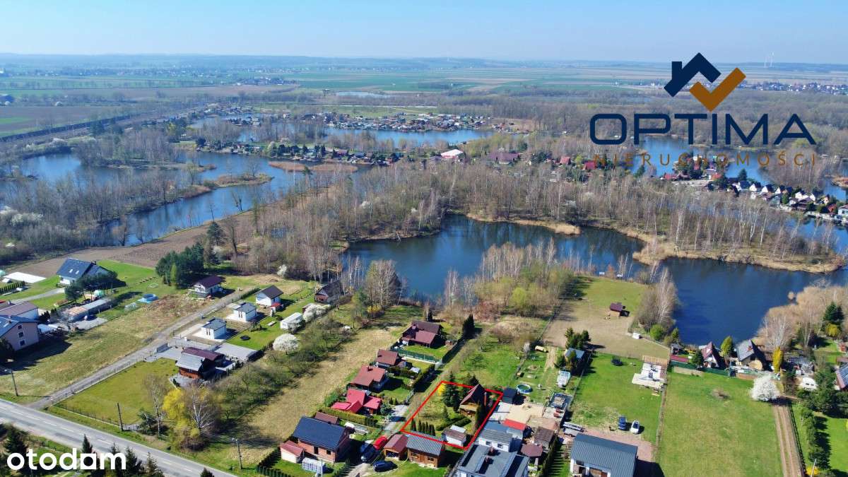 Domek w Olzie nad wodą - duża działka.-13