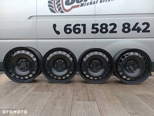 Felgi Stalowe 5X112 R16 6,5J ET41 SKODA SUPERB KAROQ VOLKSWAGEN PASSAT B8 EOS SEAT ATECA - 1