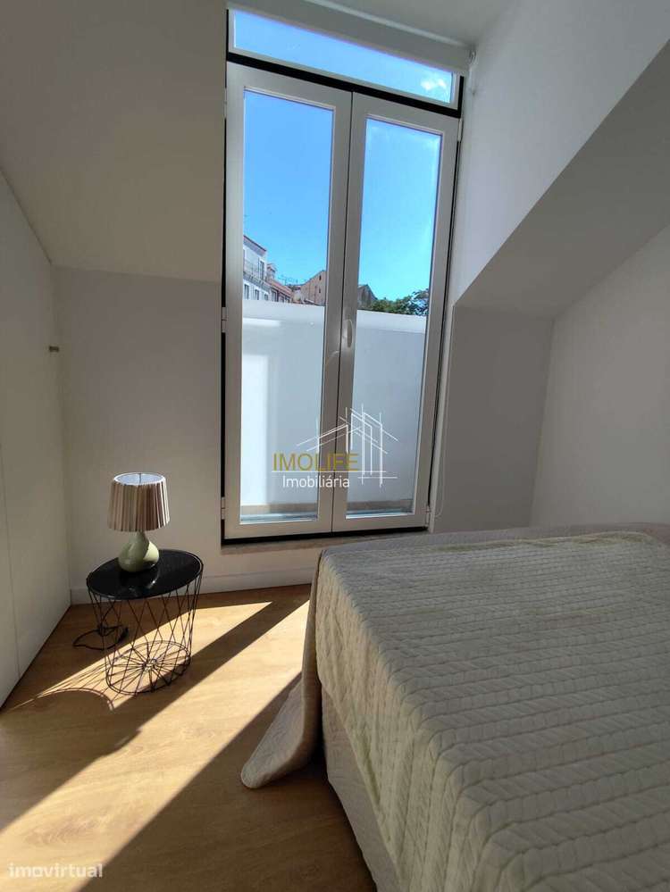 Charmoso Apartamento T2 totalmente remodelado - Vista rio - São Vic...-5