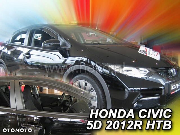 Owiewki szyb HONDA CIVIC IX 5D 2012-2016 HATCHBACK - 3