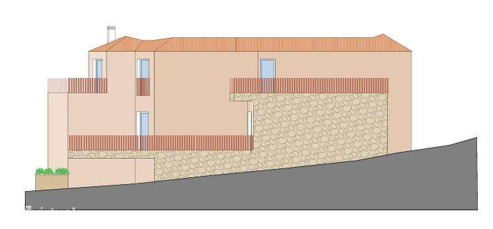 Terreno com Ruina e Projeto em curso para Moradia T2 Geminada , no...-6