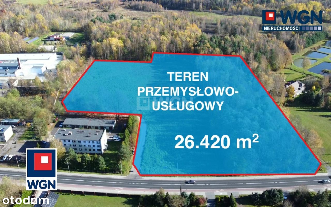 TEREN przemysłowo-usługowy, 26.420 m2, Żarki.