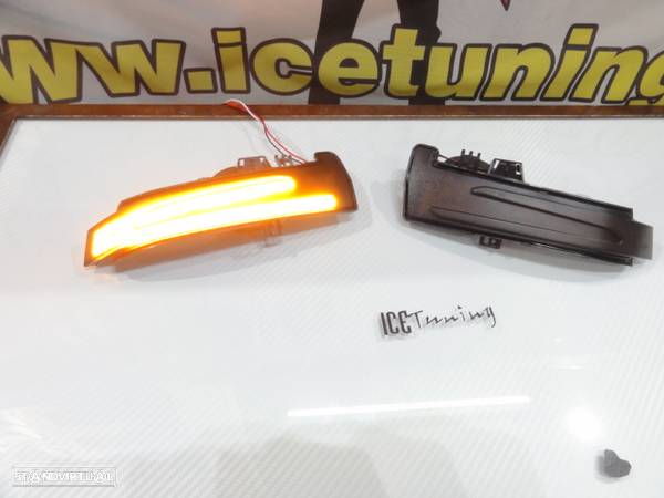 Pisca em led dinâmico DUAL COLOR (BRANCO / LARANJA) para espelho Mercedes Classe A, B, C, CL, CLS, E, CLA, S, GLK - 3