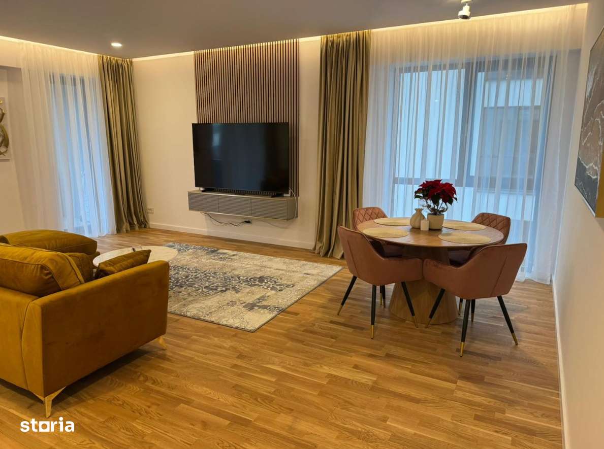 APARTAMENT 3 CAMERE DE INCHIRIAT PIPERA | LUX | PARCARE INCLUSA - Imagine principală: 4/8