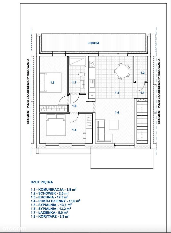 Osiedle Orzechowska Apartament Bezczynszowy H2/2 - Pełny obrazek: 4/18