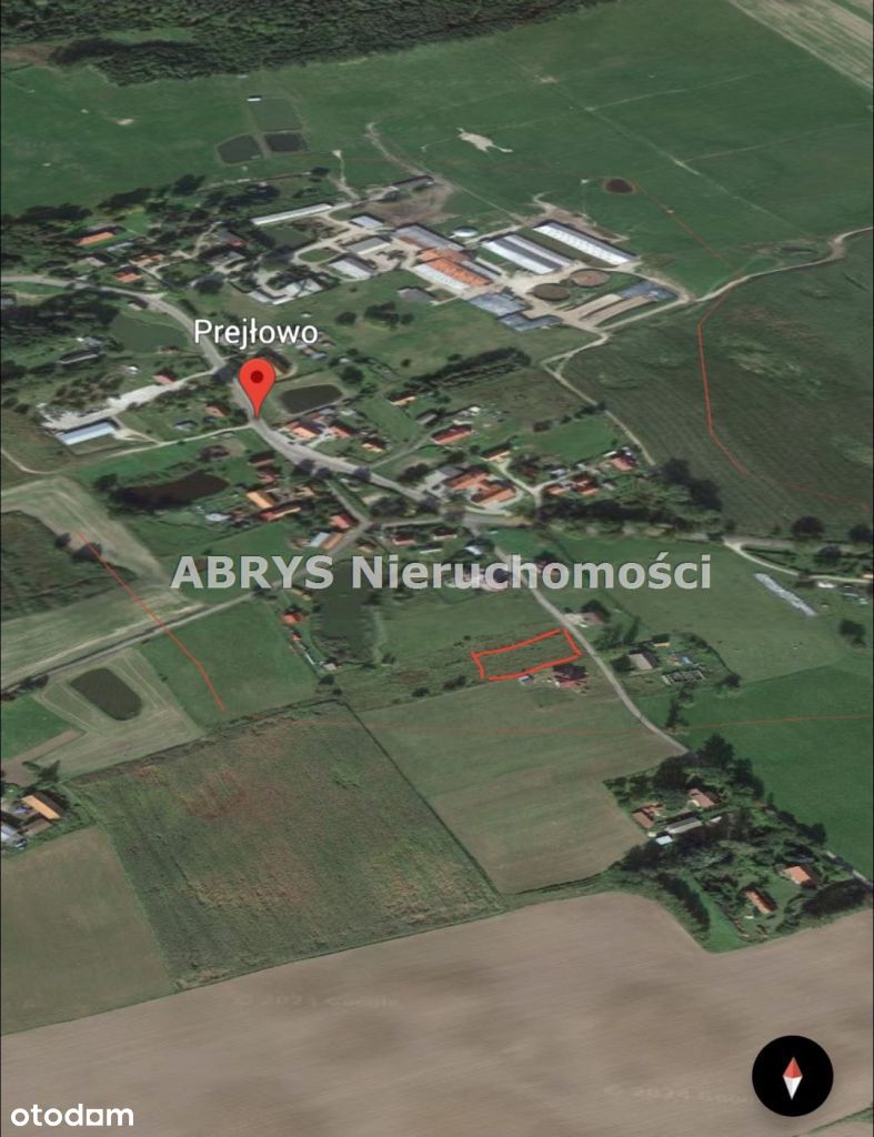 Działka, 2 882 m², Prejłowo