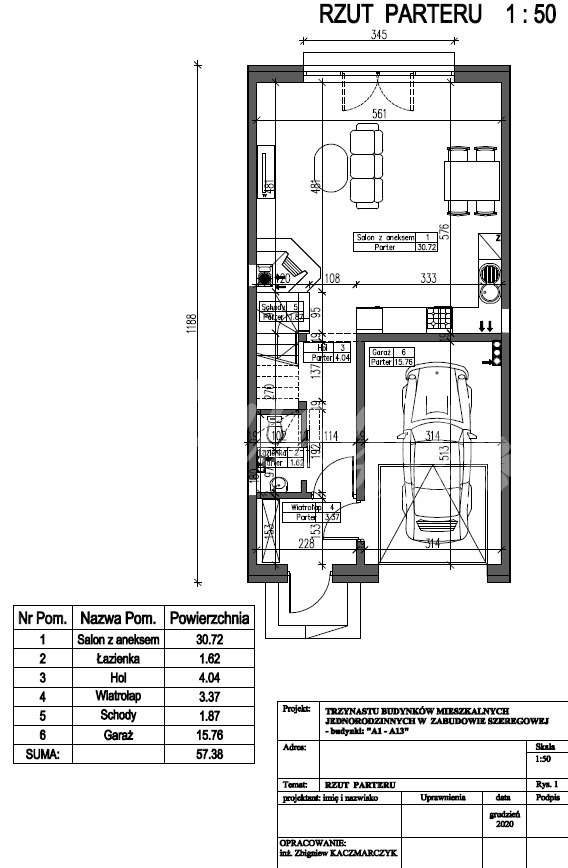 Segment środkowy/niska zabudowa/pod Warszawą/S8-7