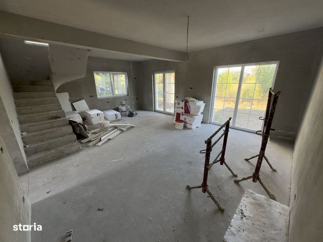 1/2 Duplex, 5 camere, 2 bai, camera tehnica, 119mp, 300mpT , Giarmata!-6