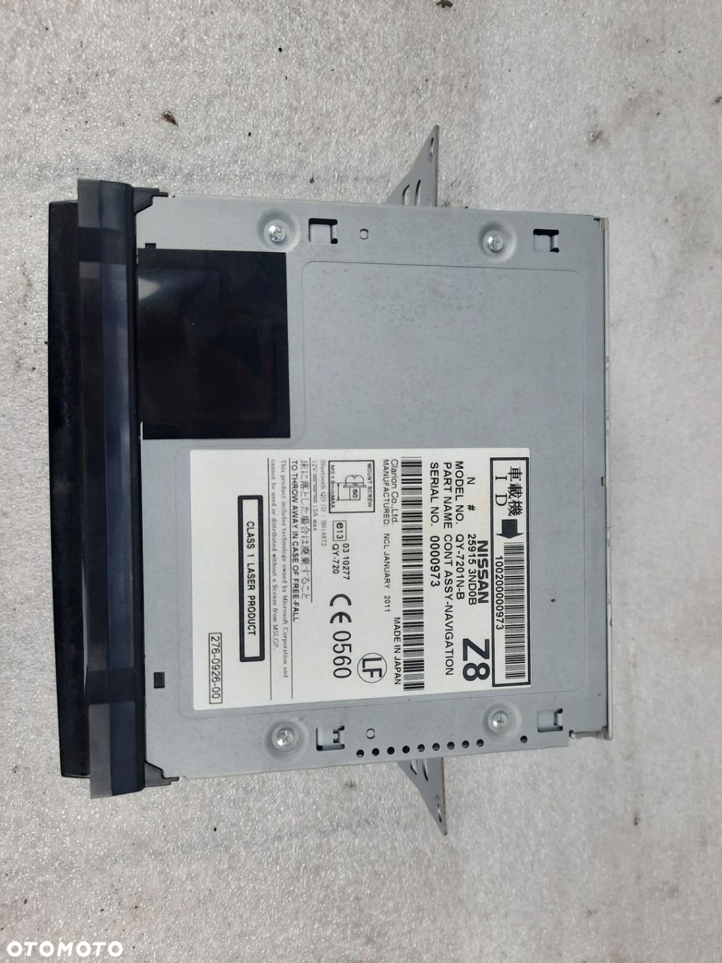 NISSAN LEAF I RADIO NAVIGACJA 25915 3ND0B - 2