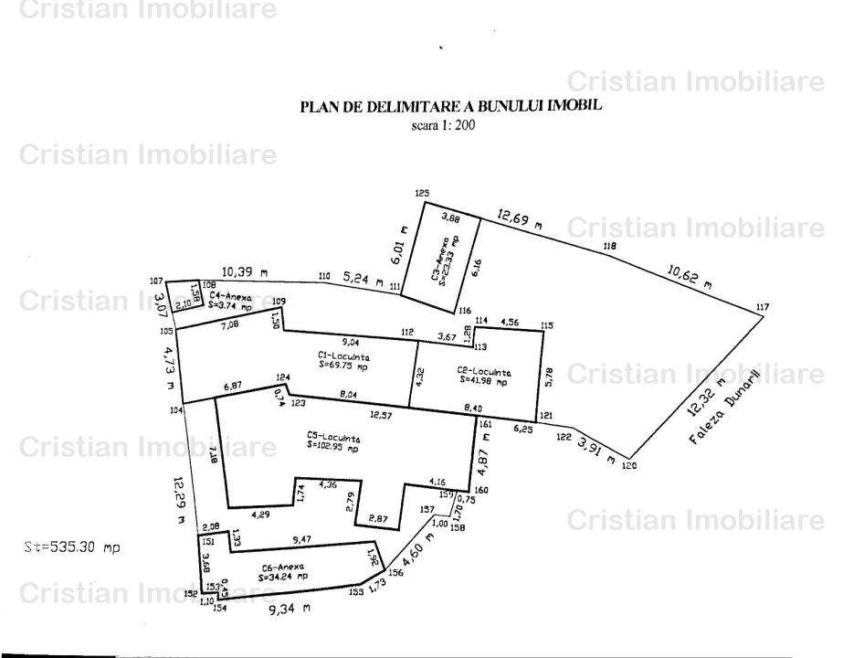Faleza VEDERE LA DUNARE  POZITIE Unica ! suprafata 535 mp, deschidere - Imagine principală: 3/3