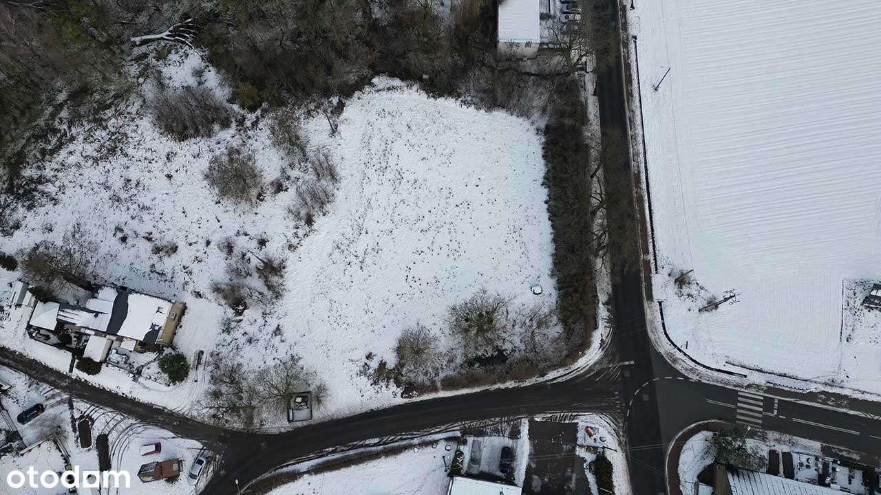 NAROŻNA działka inwestycyjna pod zab.mieszkaniową, wszystkie media !-4