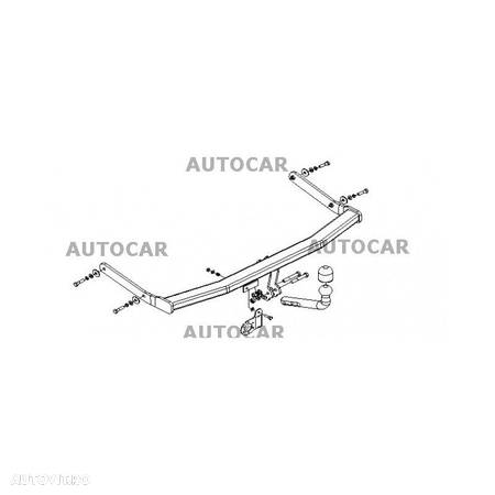 Carlig de remorcare pentru SKODA OCTAVIA - 4x4, Combi - sistem semidemontabil -cu suruburi - din 1996 pana 2003.12 - 6