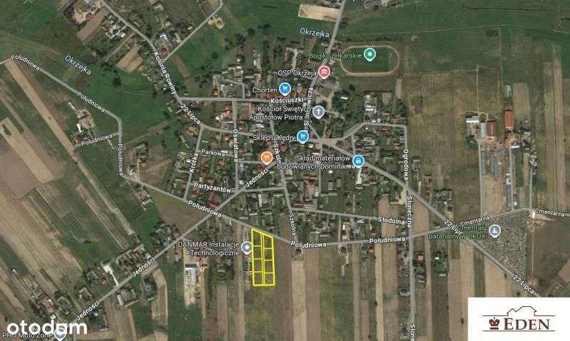 Działki budowlane od 0,13 ha do 0,15 ha w Okrzei - Pełny obrazek: 4/5