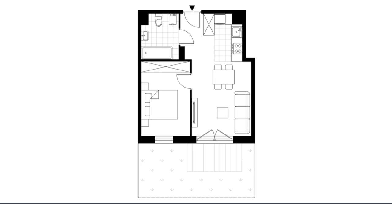 Dwa pokoje z ogródkiem_Miejsce postojowe GRATIS_Cena Świąteczna. - Pełny obrazek: 2/2