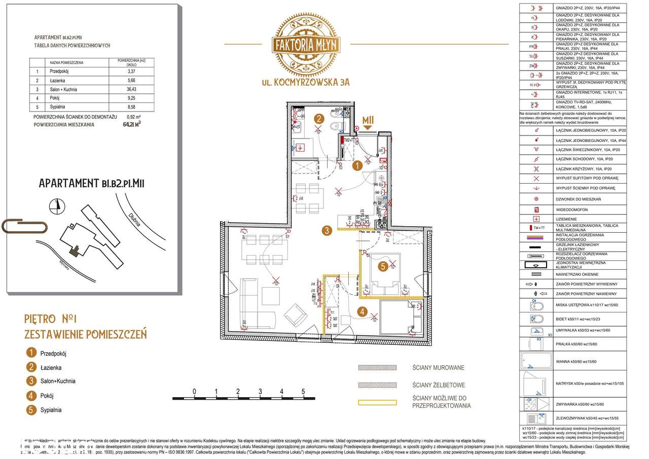 Faktoria Młyn | mieszkanie 4-pok. | B1.B2.P1.M11 - Pełny obrazek: 2/9