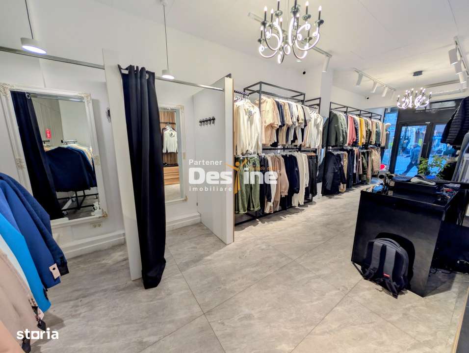 Spatiu comercial 40 mp, Ștefan cel Mare pietonal – AC si grup sanit - Imagine principală: 4/7