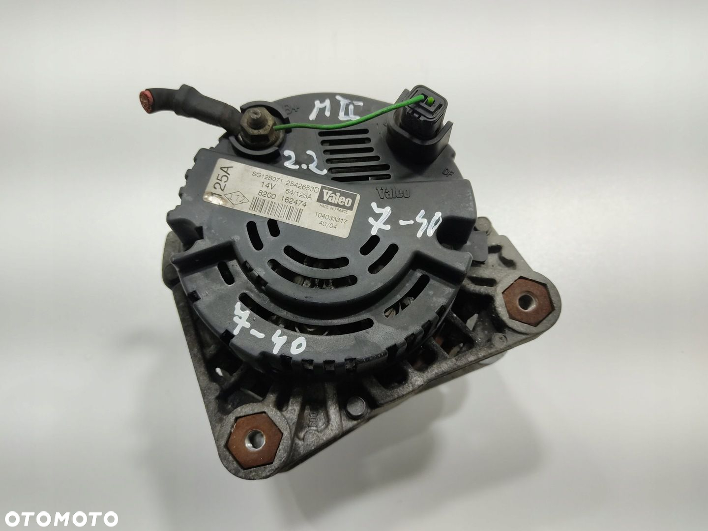 ALTERNATOR MASTER MOVANO 2.2 DCI 8200162474 98-05 - 2