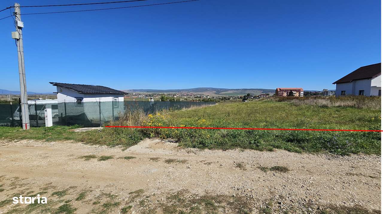 20min de Brasov teren cu toate utilitatile str Monumentului Feldioara-5