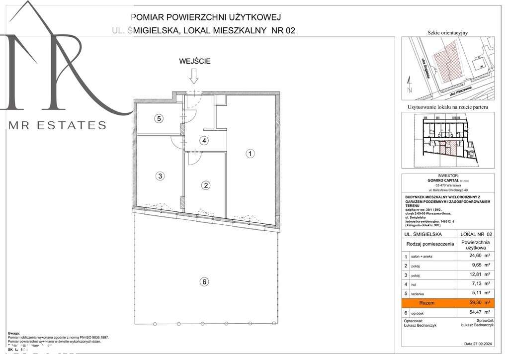 Apartamenty Śmigielska - apartament 2 - Pełny obrazek: 5/7