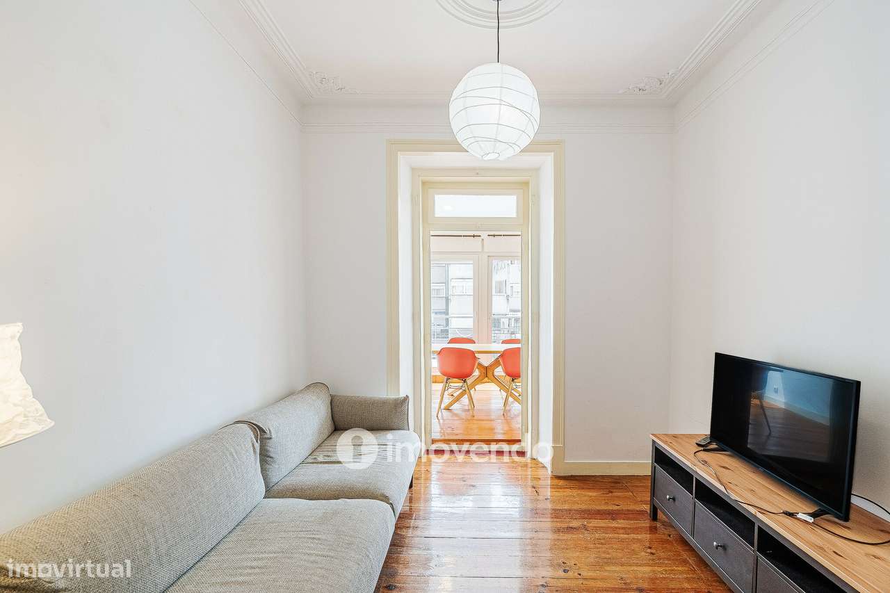 Apartamento T3 remodelado, mobilado e com cozinha equipada, Lisboa - Grande imagem: 4/51