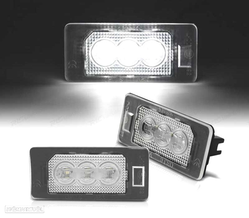 LUZES MATRÍCULA PARA BMW E90 F30 F32 E39 E60 F10 X3 X5 X6 LED - 1